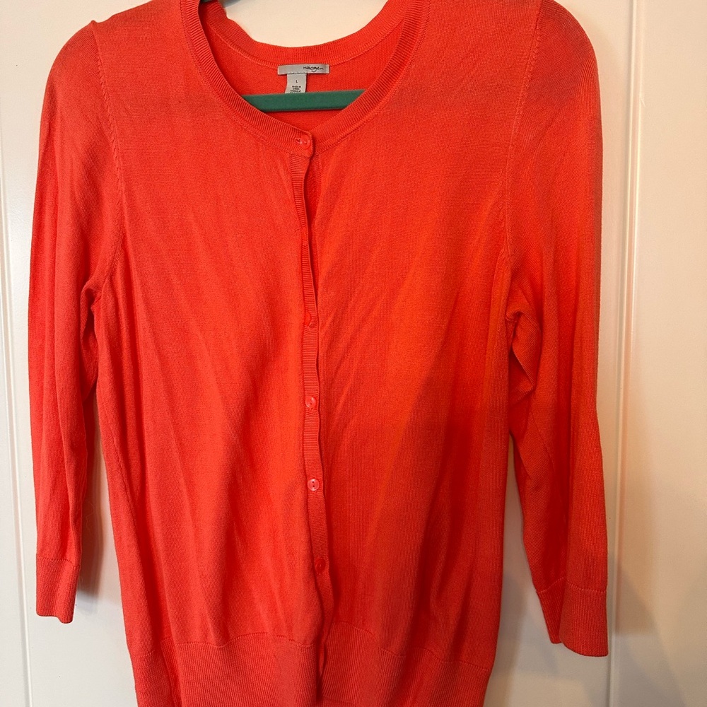 Women's Coral Halogen Fine Gauge Knit Cardigan Sweater